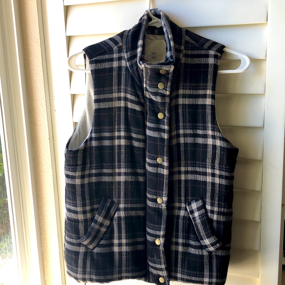 Anthropologie HEI HEI cloth vest size xs